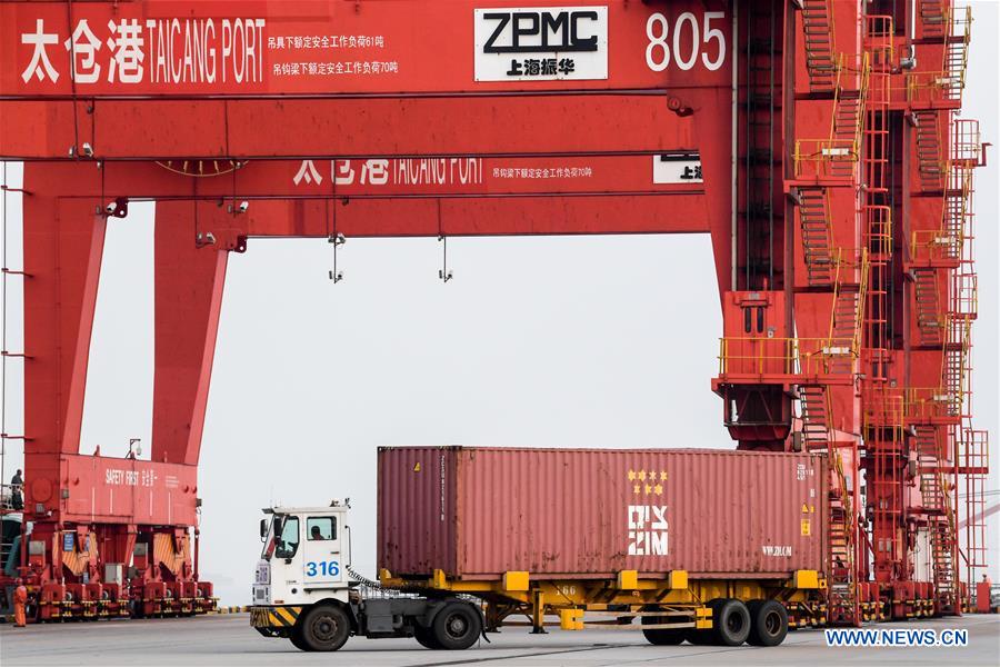 CHINA-JIANGSU-SUZHOU-TAICANG PORT-CARGO THROUGHPUT (CN)