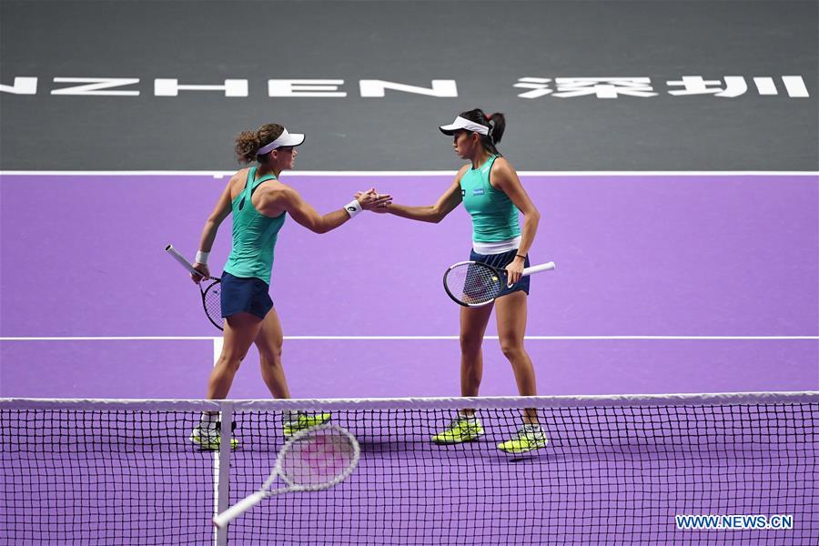 (SP)CHINA-SHENZHEN-TENNIS-WTA TOUR FINALS-DOUBLES(CN)