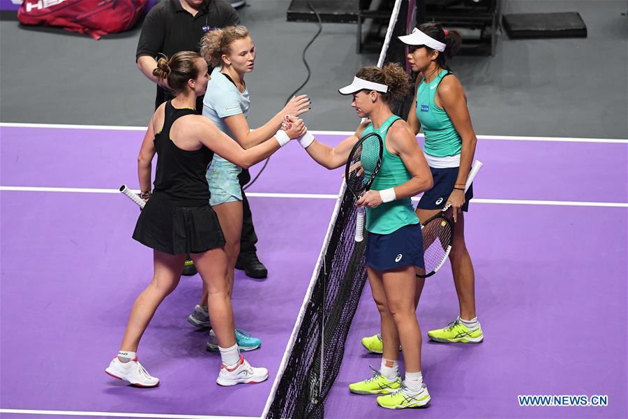 (SP)CHINA-SHENZHEN-TENNIS-WTA TOUR FINALS-DOUBLES(CN)