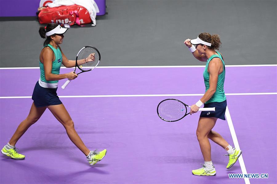 (SP)CHINA-SHENZHEN-TENNIS-WTA TOUR FINALS-DOUBLES(CN)