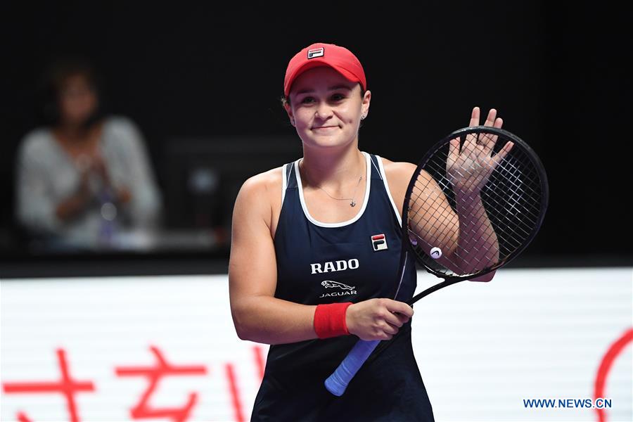 (SP)CHINA-SHENZHEN-TENNIS-WTA TOUR FINALS-SINGLES(CN)
