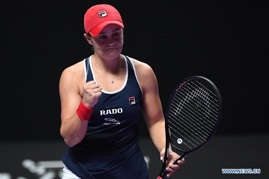 (SP)CHINA-SHENZHEN-TENNIS-WTA TOUR FINALS-SINGLES(CN)