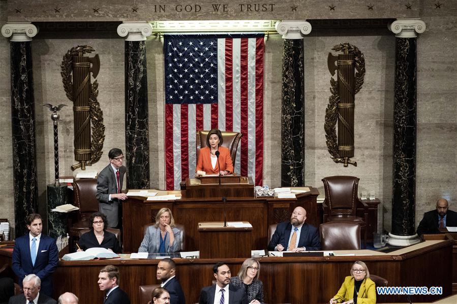 U.S.-WASHINGTON D.C.-HOUSE OF REPRESENTATIVES-TRUMP-IMPEACHMENT-VOTE