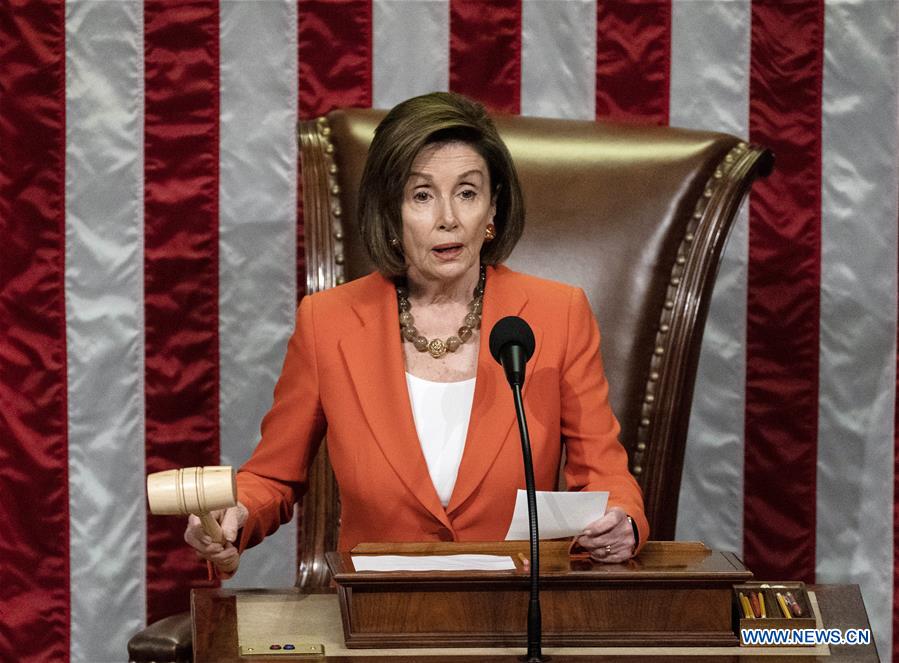 U.S.-WASHINGTON D.C.-HOUSE OF REPRESENTATIVES-TRUMP-IMPEACHMENT-VOTE