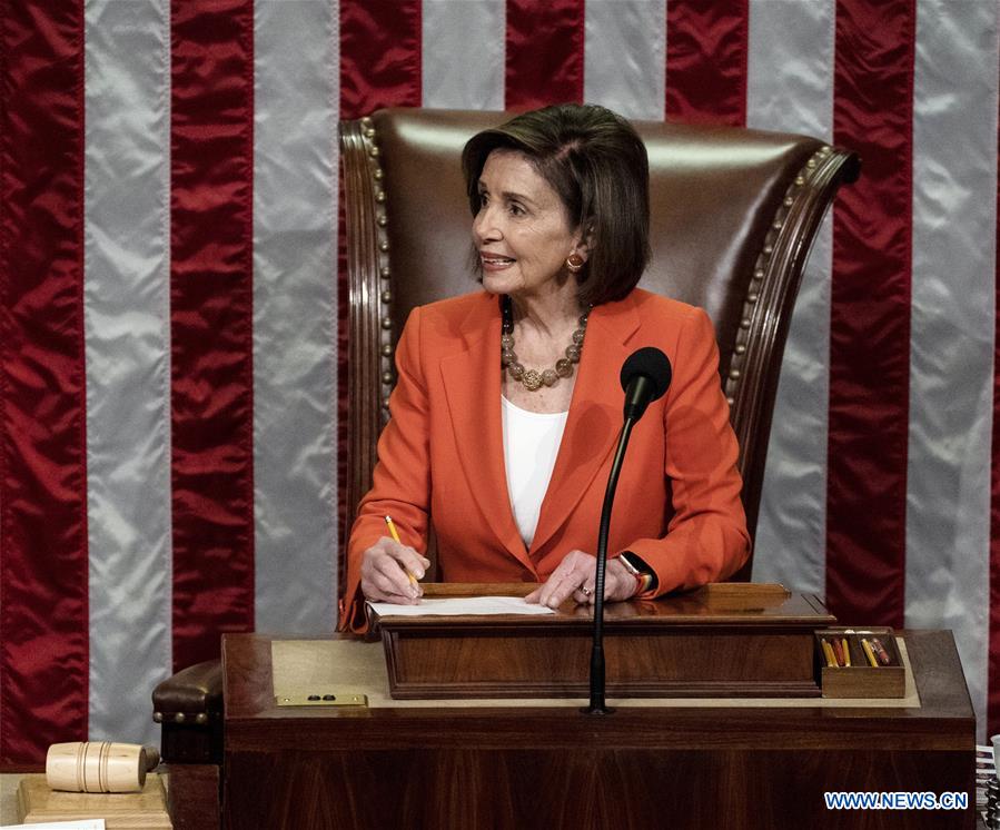 U.S.-WASHINGTON D.C.-HOUSE OF REPRESENTATIVES-TRUMP-IMPEACHMENT-VOTE