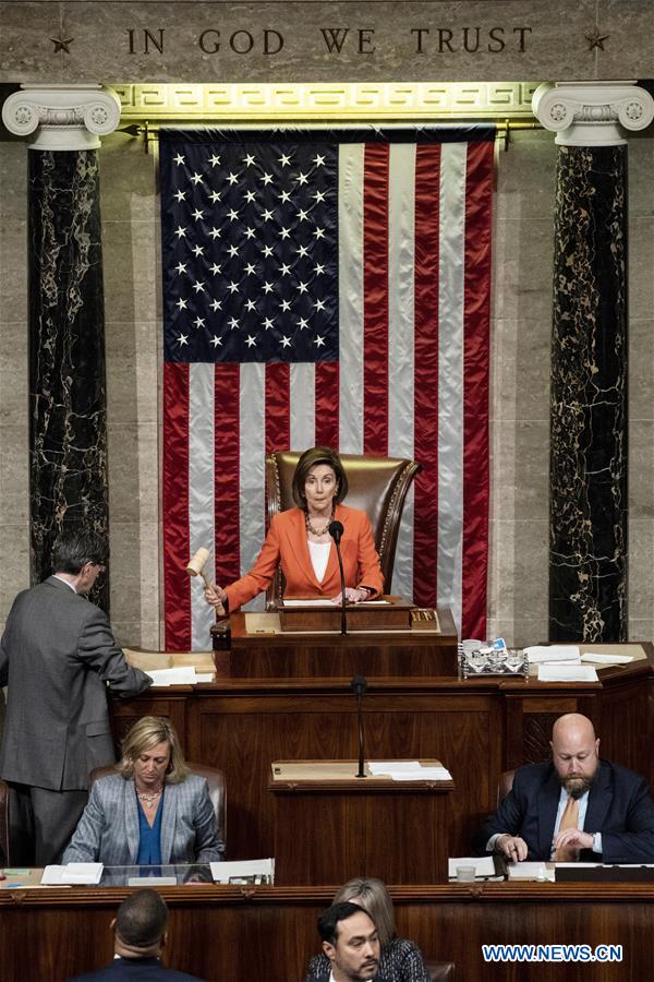 U.S.-WASHINGTON D.C.-HOUSE OF REPRESENTATIVES-TRUMP-IMPEACHMENT-VOTE