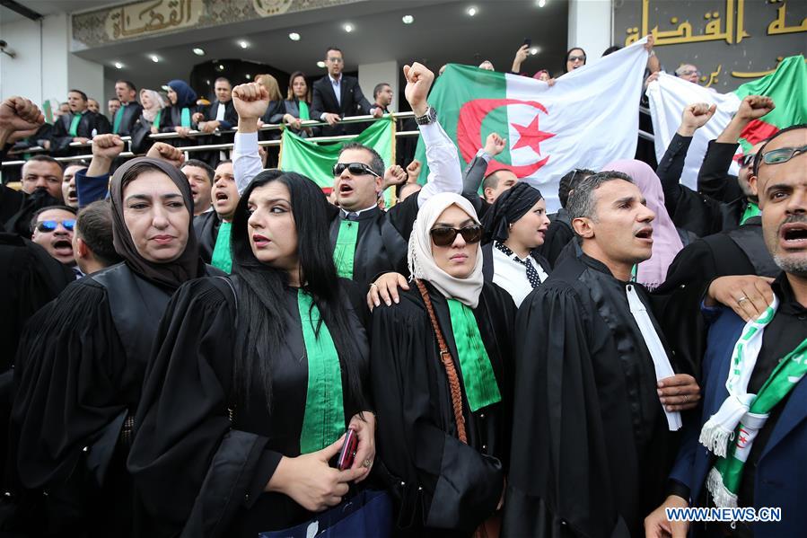 ALGERIA-ALGIERS-MAGISTRATE-PROTEST