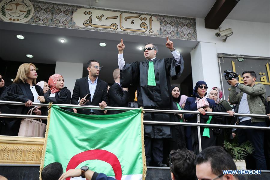 ALGERIA-ALGIERS-MAGISTRATE-PROTEST