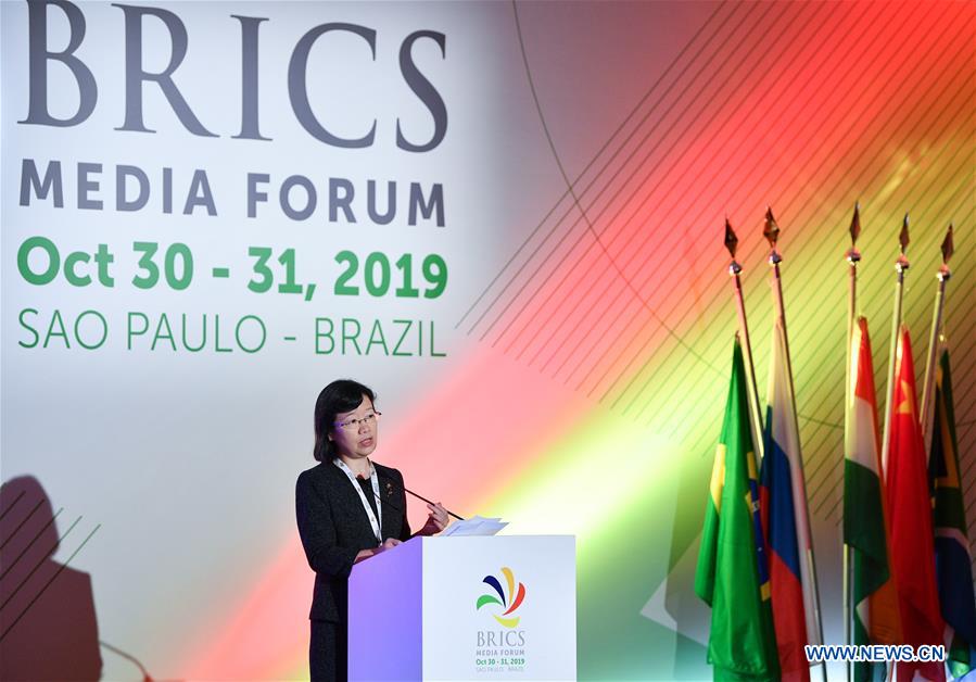 BRAZIL-SAO PAULO-FOURTH BRICS MEDIA FORUM