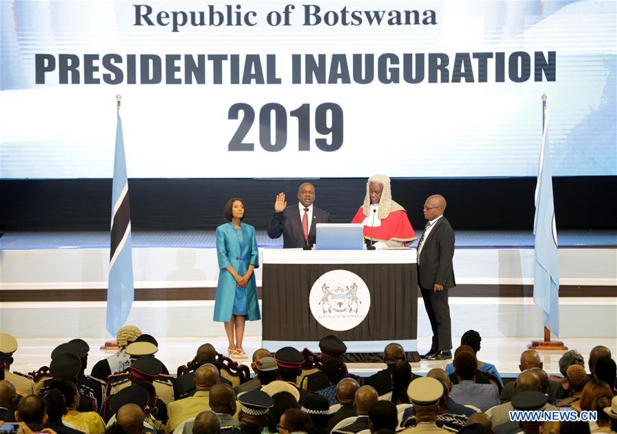 BOTSWANA-PRESIDENT-INAUGURATION