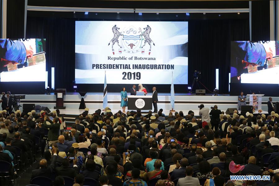 BOTSWANA-PRESIDENT-INAUGURATION