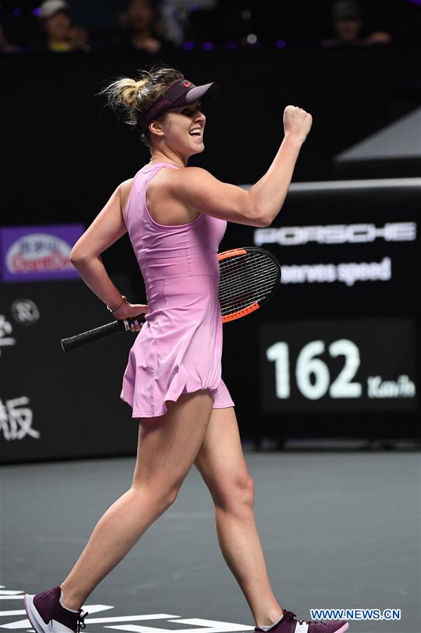 (SP)CHINA-SHENZHEN-TENNIS-WTA TOUR FINALS-SINGLES(CN)