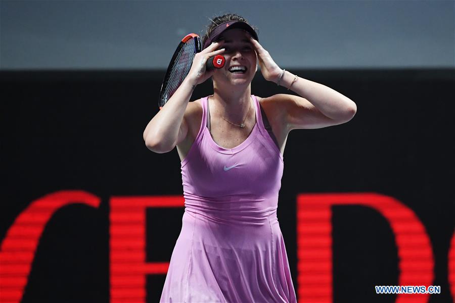 (SP)CHINA-SHENZHEN-TENNIS-WTA TOUR FINALS-SINGLES(CN)