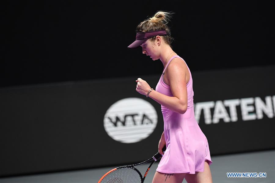 (SP)CHINA-SHENZHEN-TENNIS-WTA TOUR FINALS-SINGLES(CN)