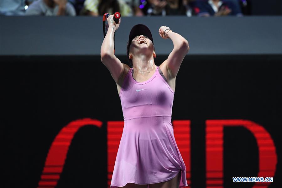 (SP)CHINA-SHENZHEN-TENNIS-WTA TOUR FINALS-SINGLES(CN)