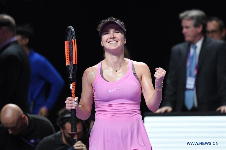 (SP)CHINA-SHENZHEN-TENNIS-WTA TOUR FINALS-SINGLES(CN)