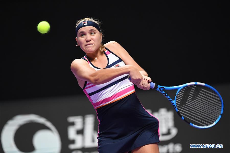 (SP)CHINA-SHENZHEN-TENNIS-WTA TOUR FINALS-SINGLES(CN)