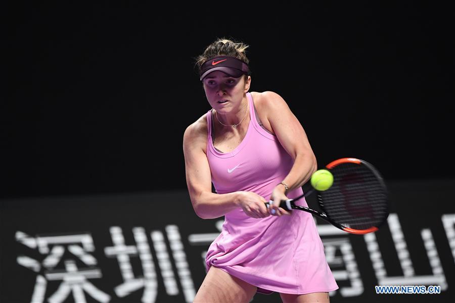 (SP)CHINA-SHENZHEN-TENNIS-WTA TOUR FINALS-SINGLES(CN)