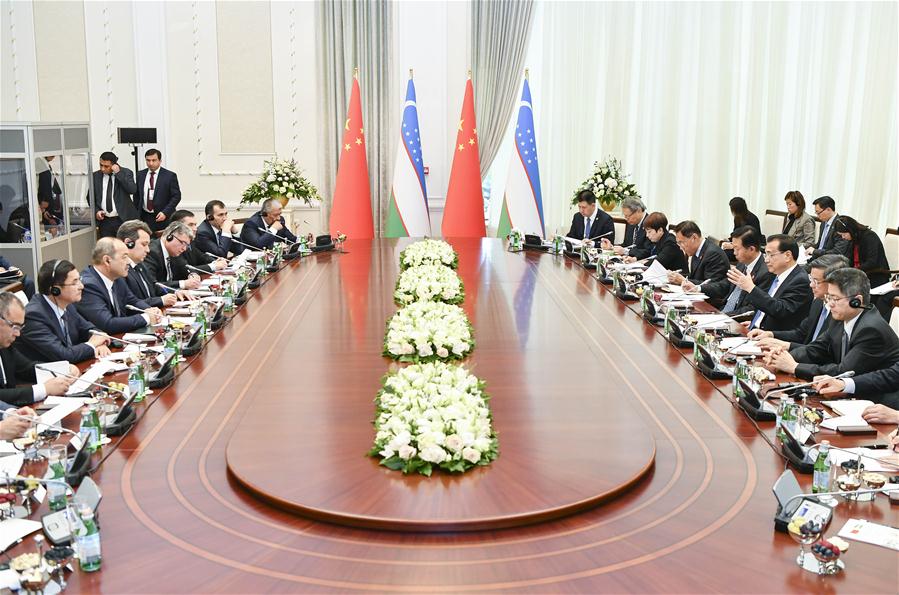UZBEKISTAN-TASHKENT-CHINA-LI KEQIANG-PM-TALKS