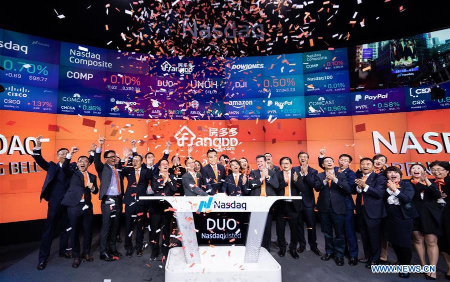 U.S.-NEW YORK-CHINESE COMPANY-FANGDD-NASDAQ DEBUT