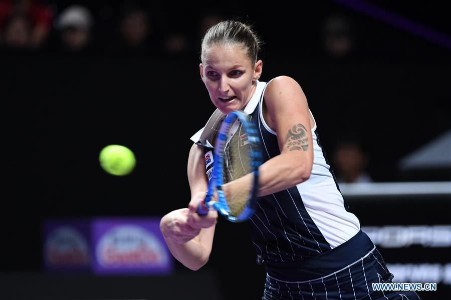 (SP)CHINA-SHENZHEN-TENNIS-WTA TOUR FINALS-SINGLES(CN)