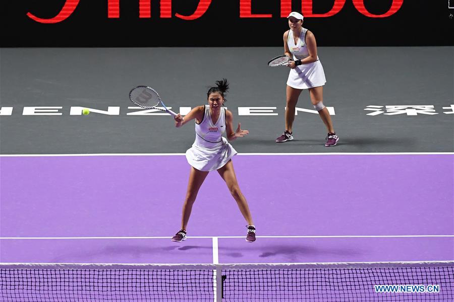 (SP)CHINA-SHENZHEN-TENNIS-WTA TOUR FINALS-DOUBLES(CN)