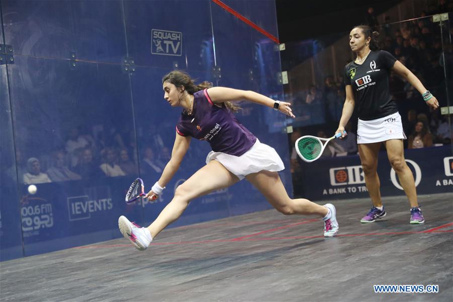 (SP)EGYPT-GIZA-WOMEN'S EGYPTIAN SQUASH OPEN-FINAL
