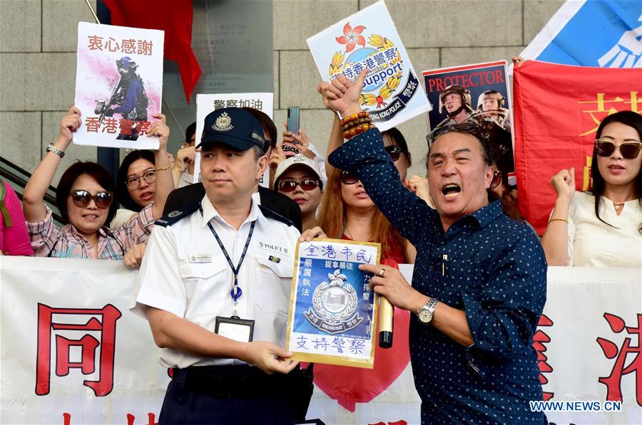 CHINA-HONG KONG-CITIZENS-POLICE-SUPPORT (CN)
