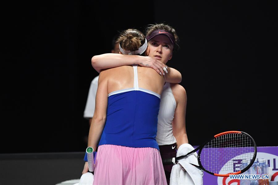 (SP)CHINA-SHENZHEN-TENNIS-WTA TOUR FINALS-SINGLES(CN)