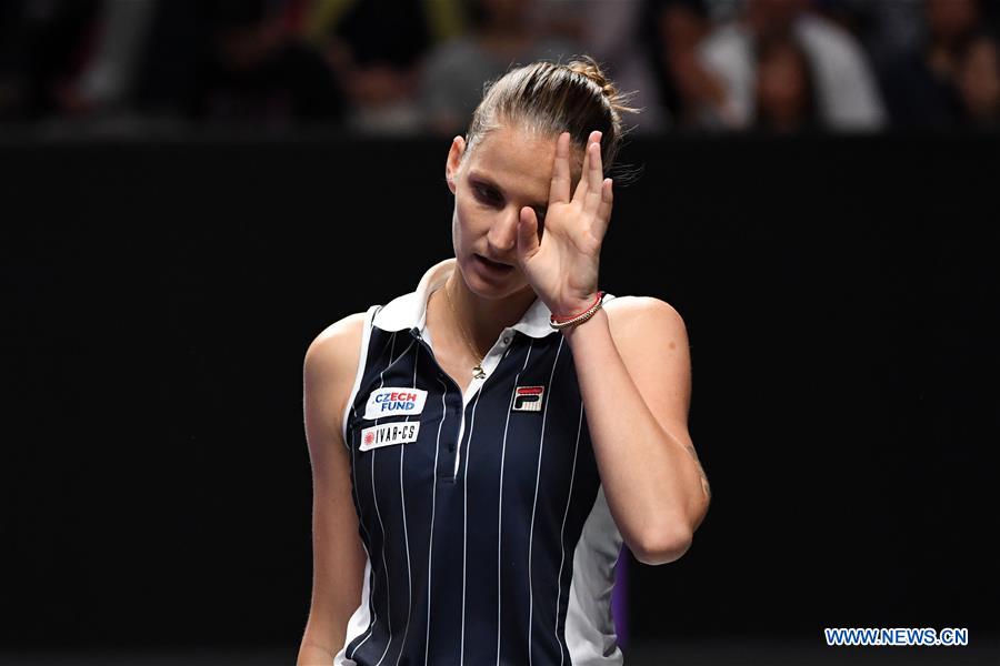 (SP)CHINA-SHENZHEN-TENNIS-WTA TOUR FINALS-SINGLES(CN)