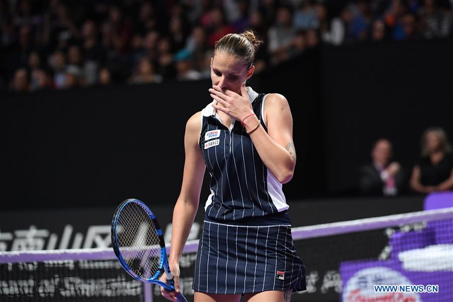 (SP)CHINA-SHENZHEN-TENNIS-WTA TOUR FINALS-SINGLES(CN)