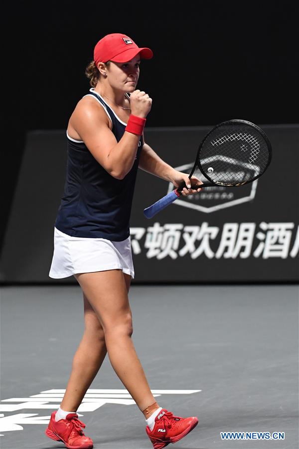 (SP)CHINA-SHENZHEN-TENNIS-WTA TOUR FINALS-SINGLES(CN)