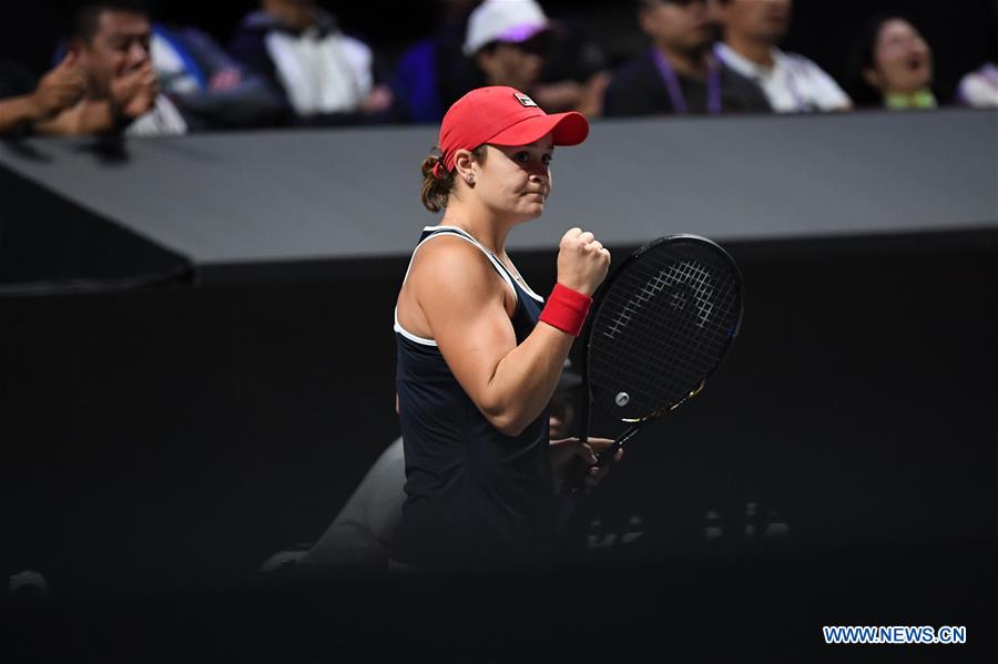 (SP)CHINA-SHENZHEN-TENNIS-WTA TOUR FINALS-SINGLES(CN)