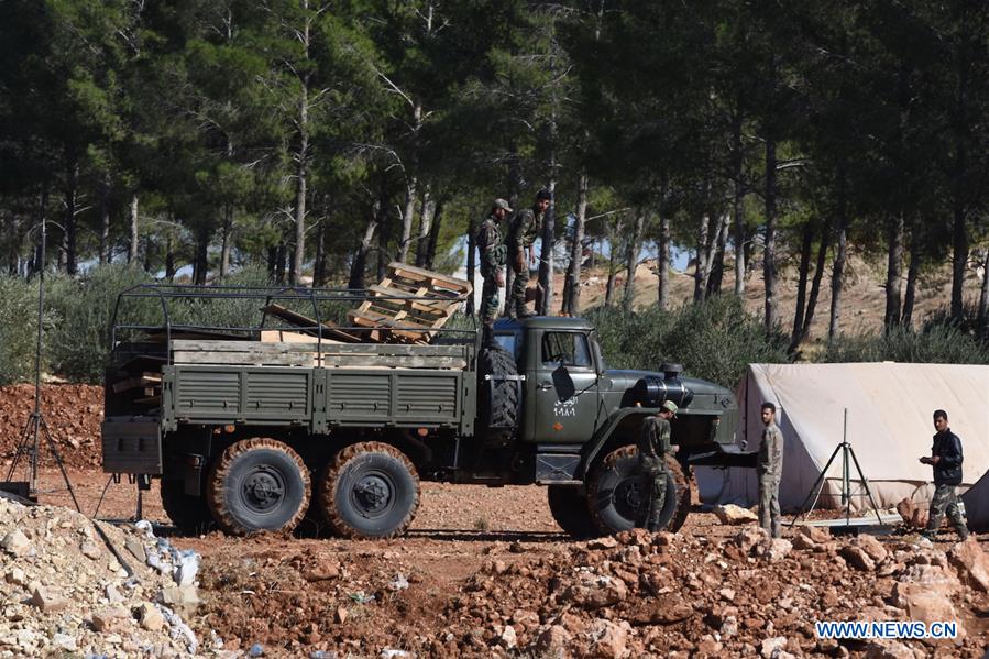 SYRIA-ALEPPO-MANBIJ-ARMY-REINFORCEMENT