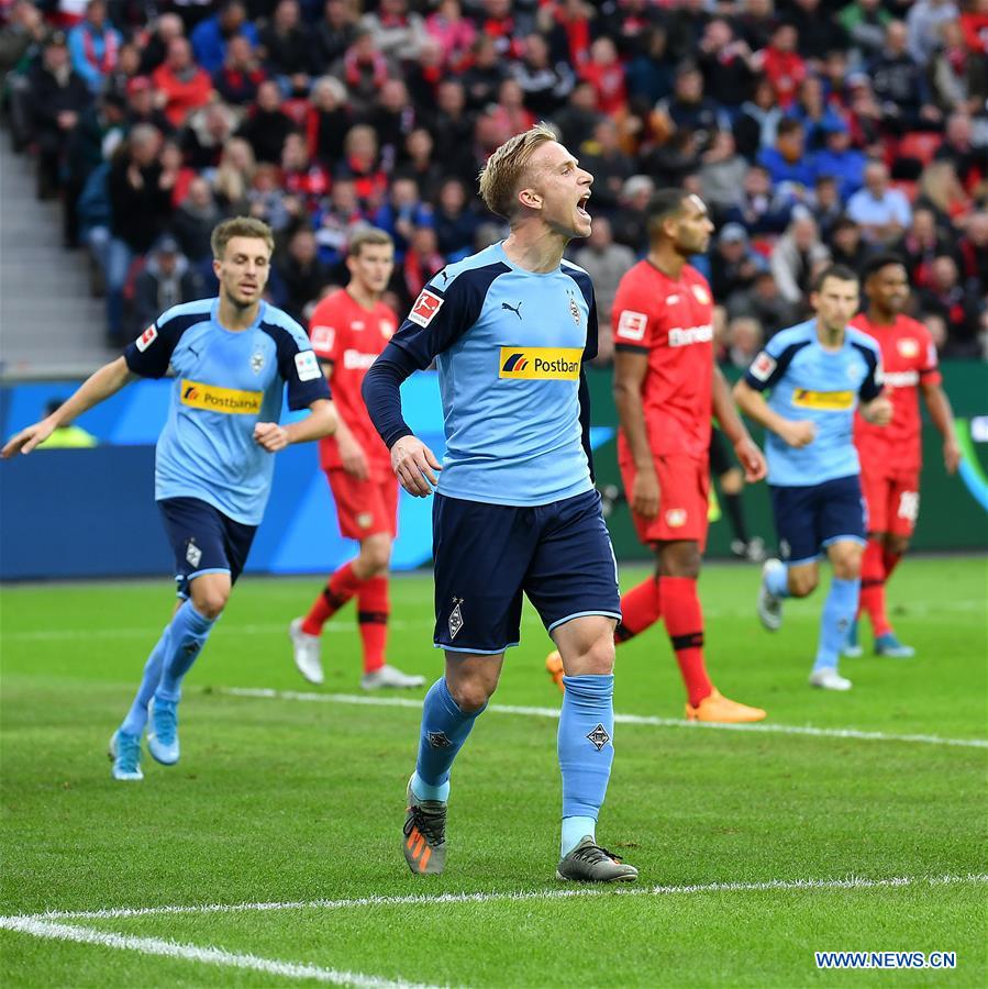 (SP)GERMANY-LEVERKUSEN-SOCCER-BUNDESLIGA-LEVERKUSEN VS MONCHENGLADBACH