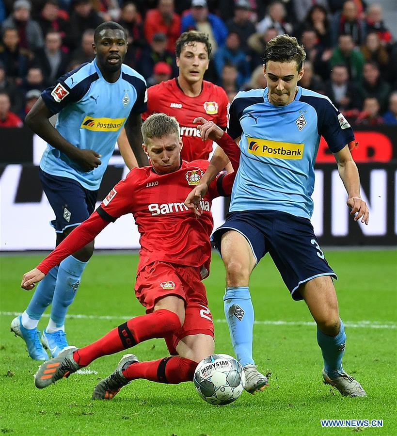 (SP)GERMANY-LEVERKUSEN-SOCCER-BUNDESLIGA-LEVERKUSEN VS MONCHENGLADBACH