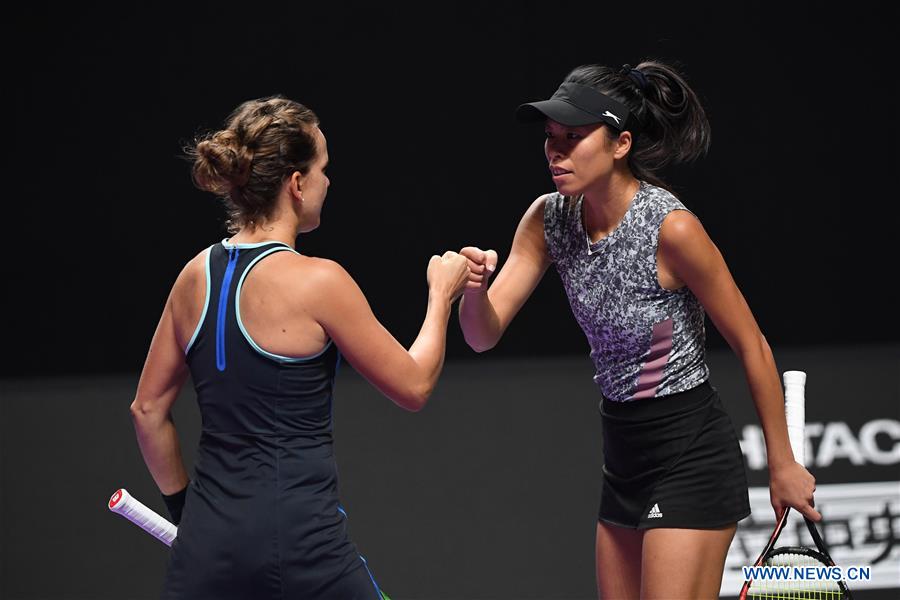 (SP)CHINA-SHENZHEN-TENNIS-WTA TOUR FINALS-DOUBLES(CN)
