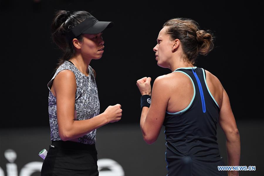 (SP)CHINA-SHENZHEN-TENNIS-WTA TOUR FINALS-DOUBLES(CN)