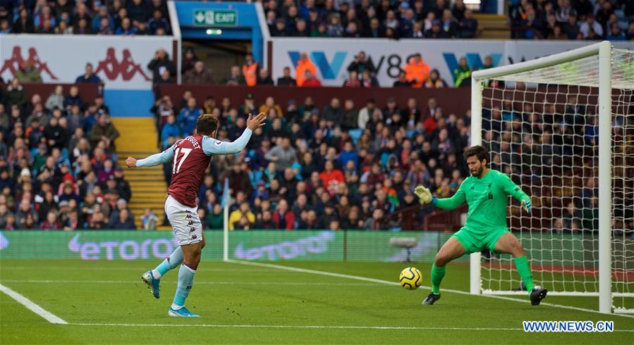 (SP) BRITAIN-BIRMINGHAM-FOOTBALL-PREMIER LEAGUE-ASTON VILLA VS LIVERPOOL