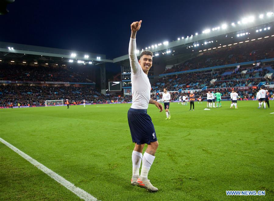 (SP) BRITAIN-BIRMINGHAM-FOOTBALL-PREMIER LEAGUE-ASTON VILLA VS LIVERPOOL