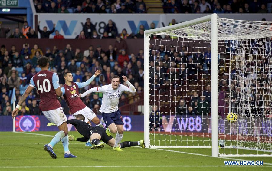 (SP) BRITAIN-BIRMINGHAM-FOOTBALL-PREMIER LEAGUE-ASTON VILLA VS LIVERPOOL