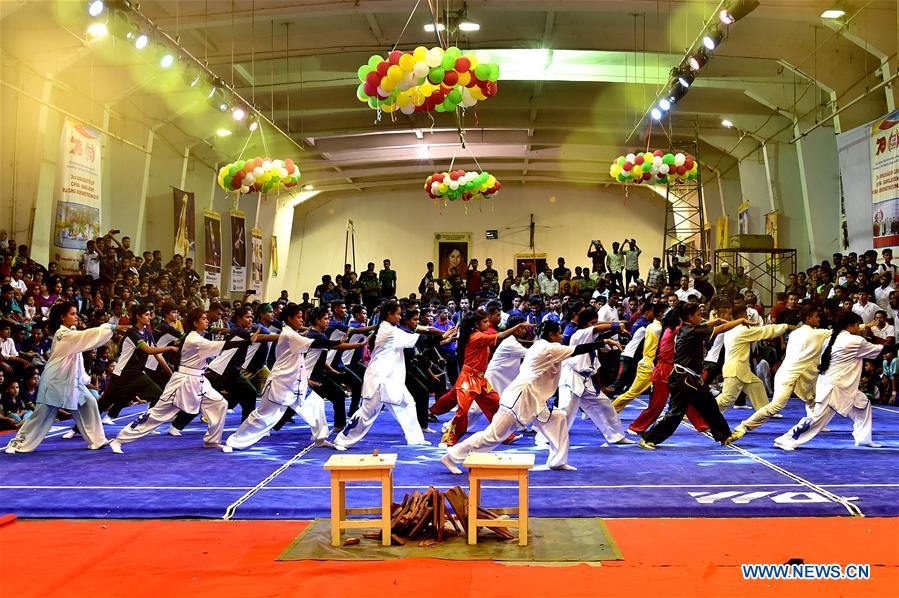 (SP)BANGLADESH-DHAKA-WUSHU-DEMONSTRATION