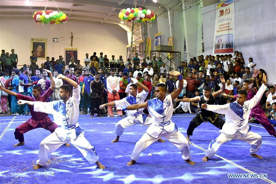(SP)BANGLADESH-DHAKA-WUSHU-DEMONSTRATION