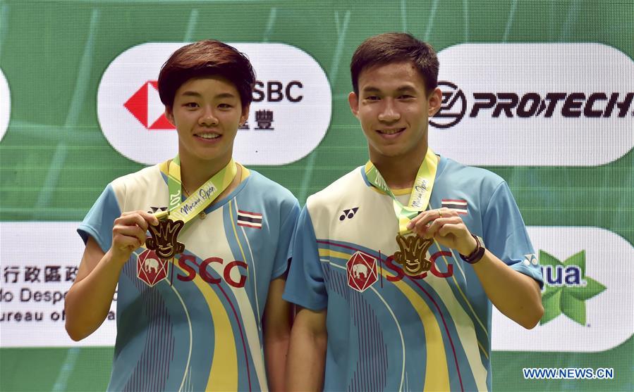 (SP)CHINA-MACAO-BADMINTON-BWF WORLD TOUR-MACAO OPEN 2019