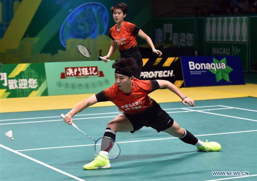 (SP)CHINA-MACAO-BADMINTON-BWF WORLD TOUR-MACAO OPEN 2019