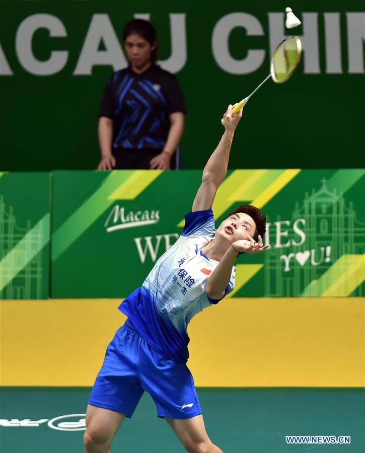 (SP)CHINA-MACAU-BADMINTON-MACAU OPEN
