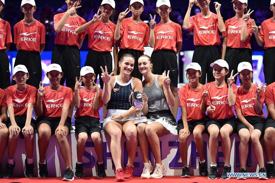 (SP)CHINA-SHENZHEN-TENNIS-WTA TOUR FINALS-DOUBLES(CN)