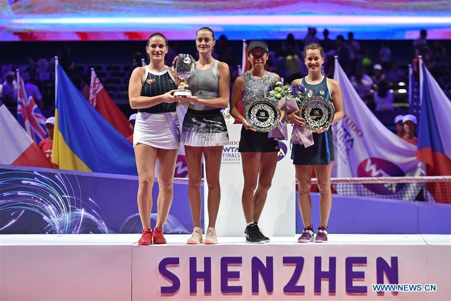 (SP)CHINA-SHENZHEN-TENNIS-WTA TOUR FINALS-DOUBLES(CN)