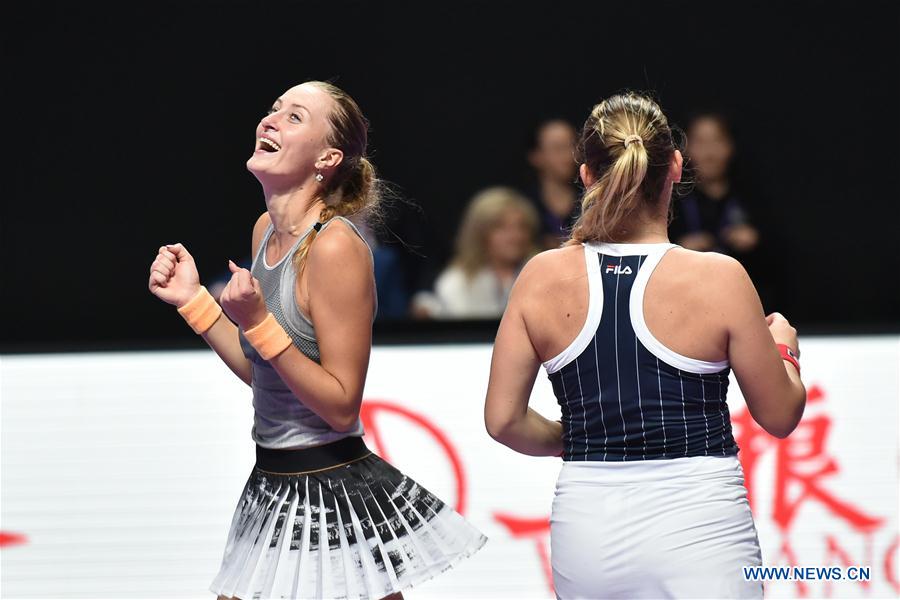 (SP)CHINA-SHENZHEN-TENNIS-WTA TOUR FINALS-DOUBLES(CN)