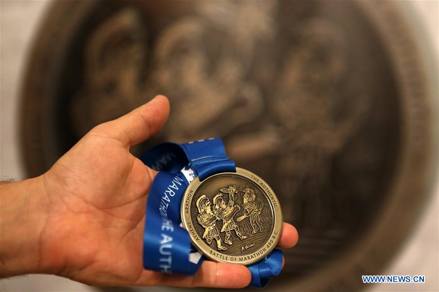 (SP)GREECE-ATHENS-MARATHON-MEDAL-PRESENTATION